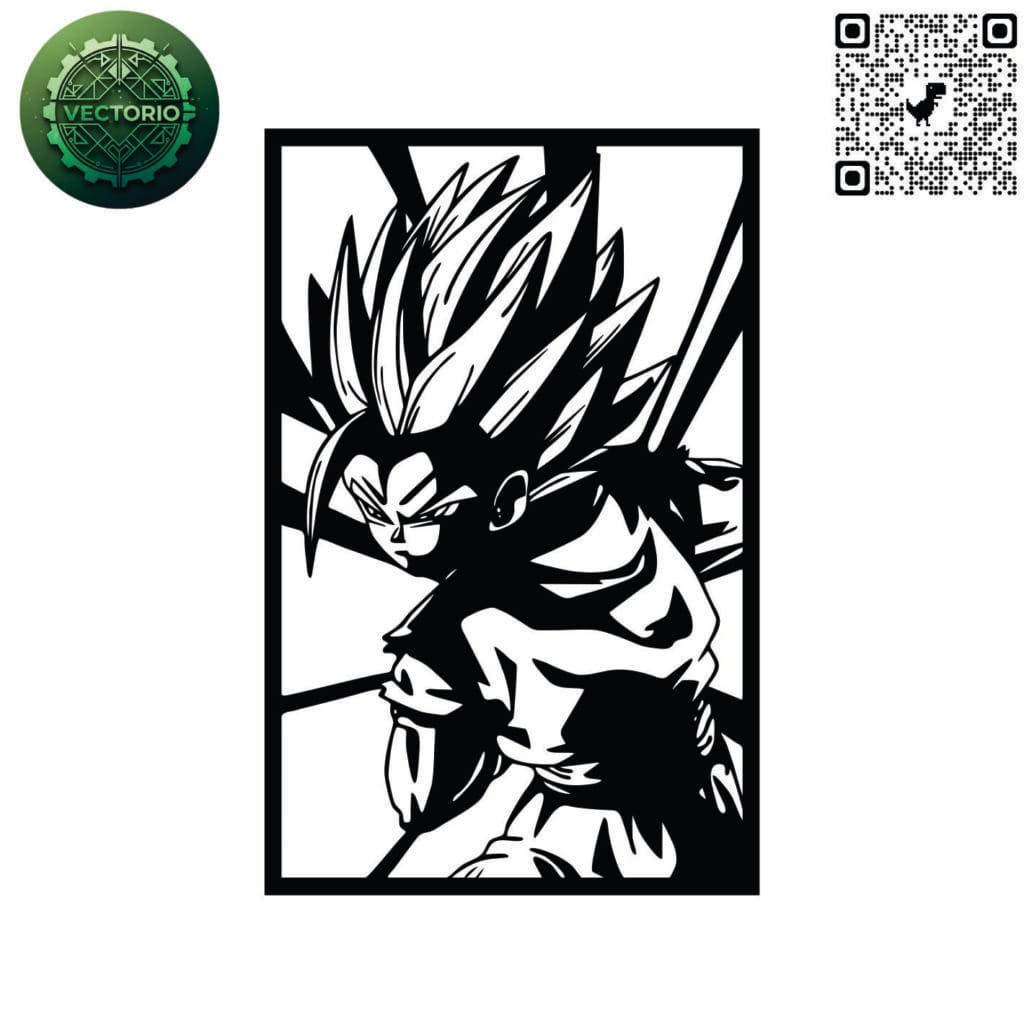 GOHAN vector design for laser cutting and engraving