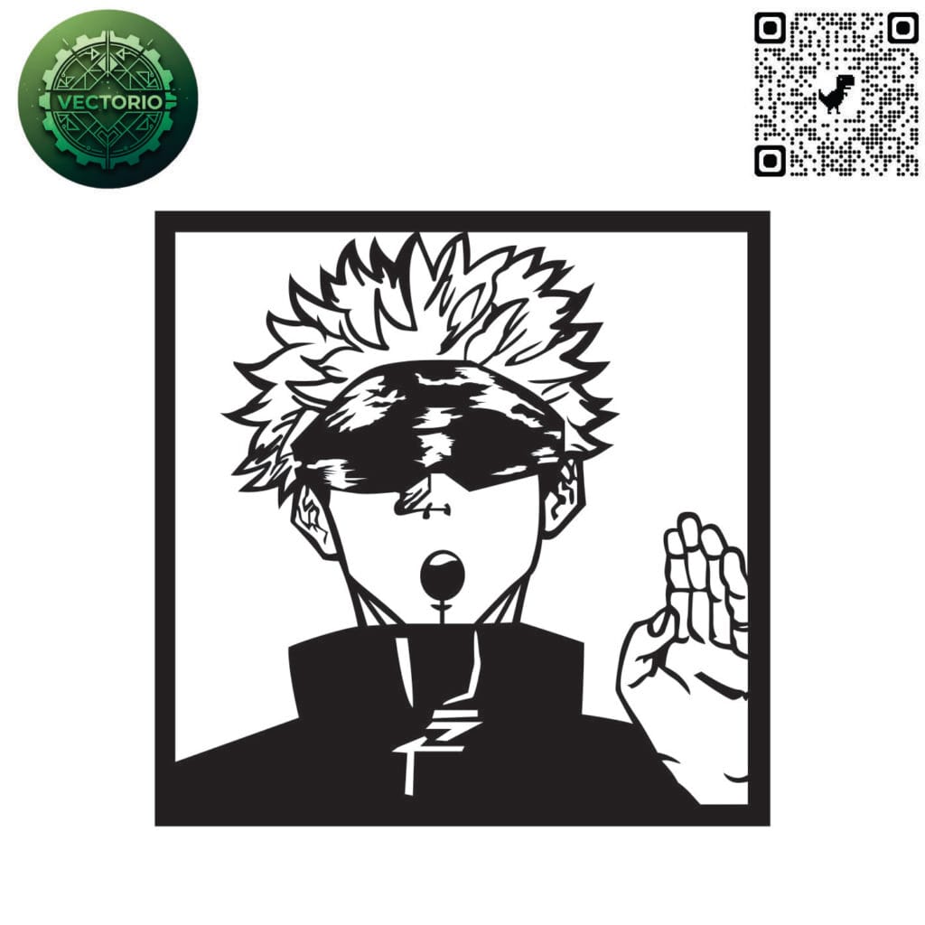 GOJO vector design for laser cutting and engraving