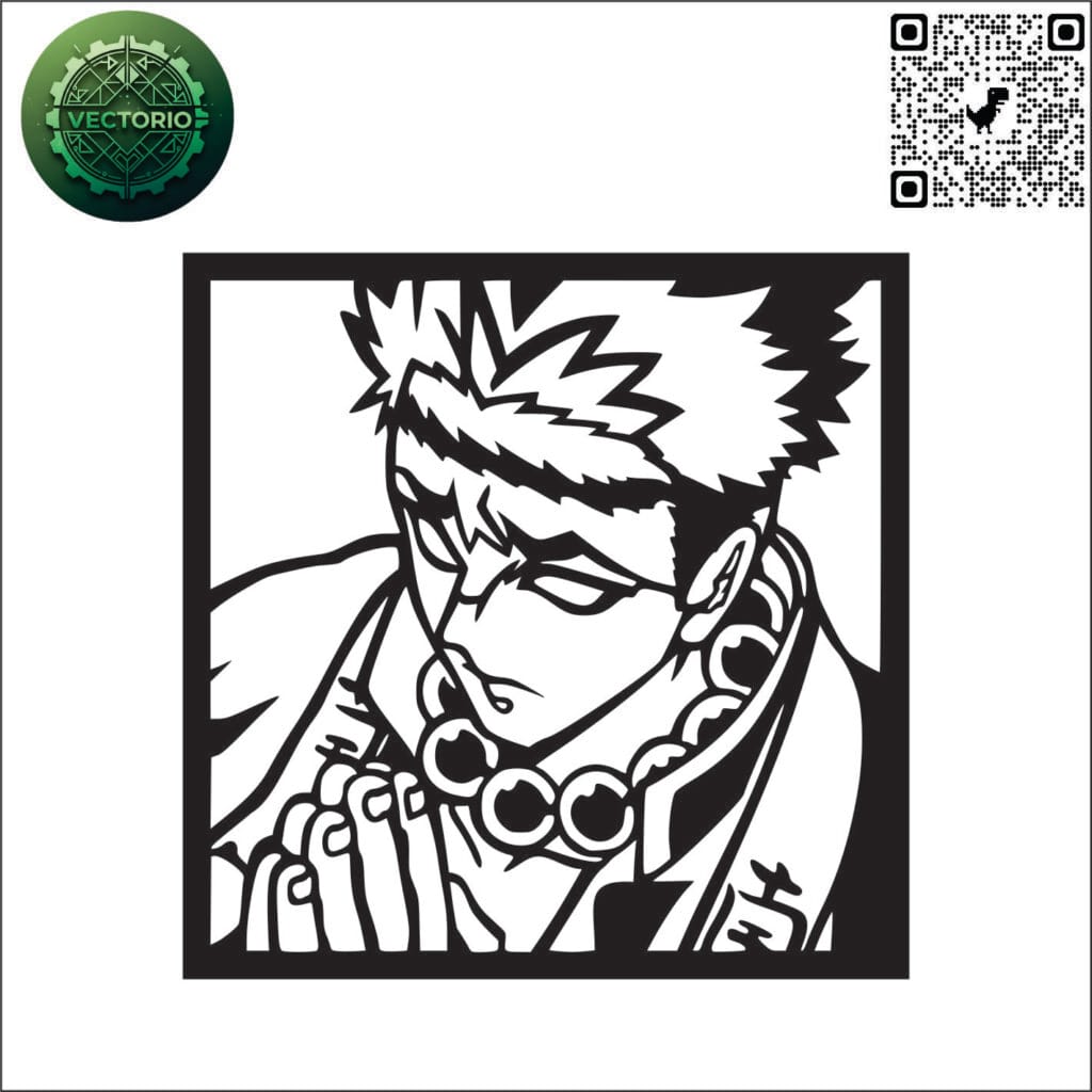 GYOMEI vector design for laser cutting and engraving