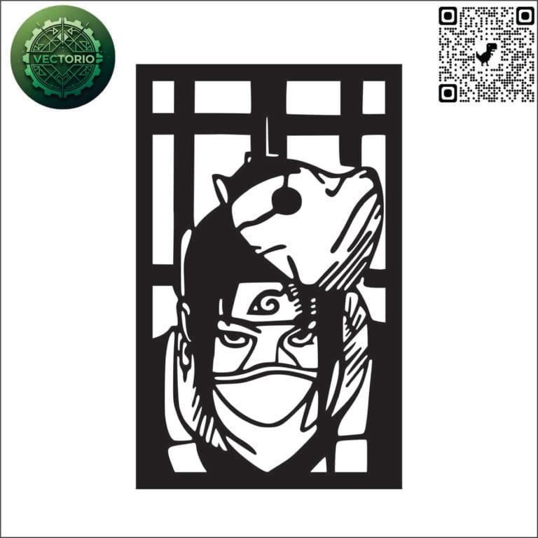 ITACHI 2 vector design for laser cutting and engraving