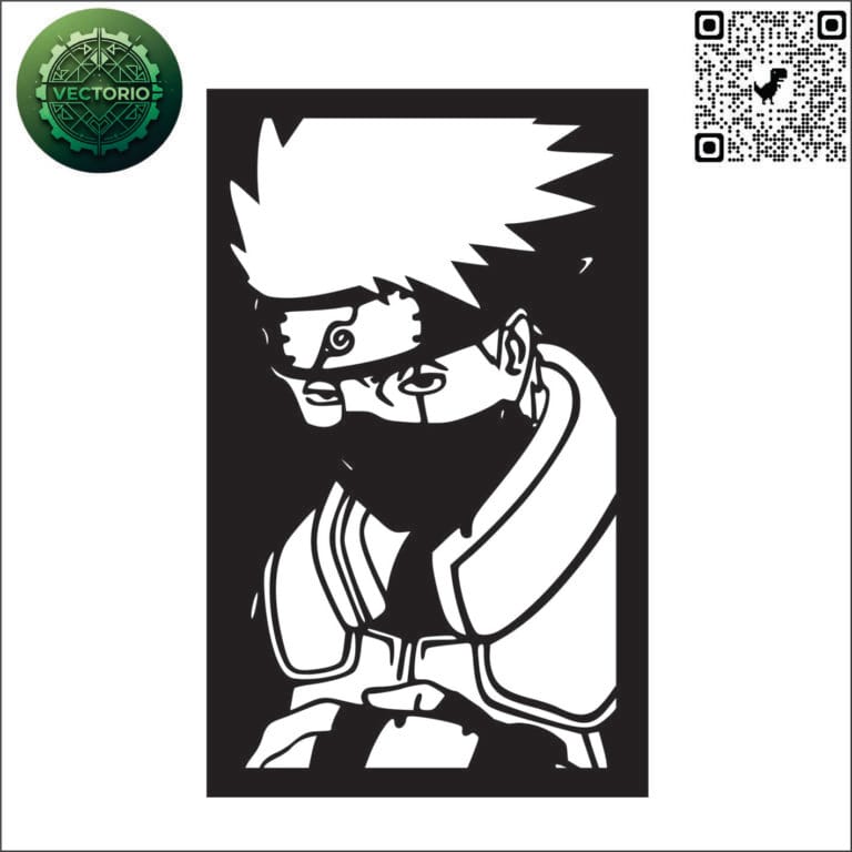 KAKASHI vector design for laser cutting and engraving