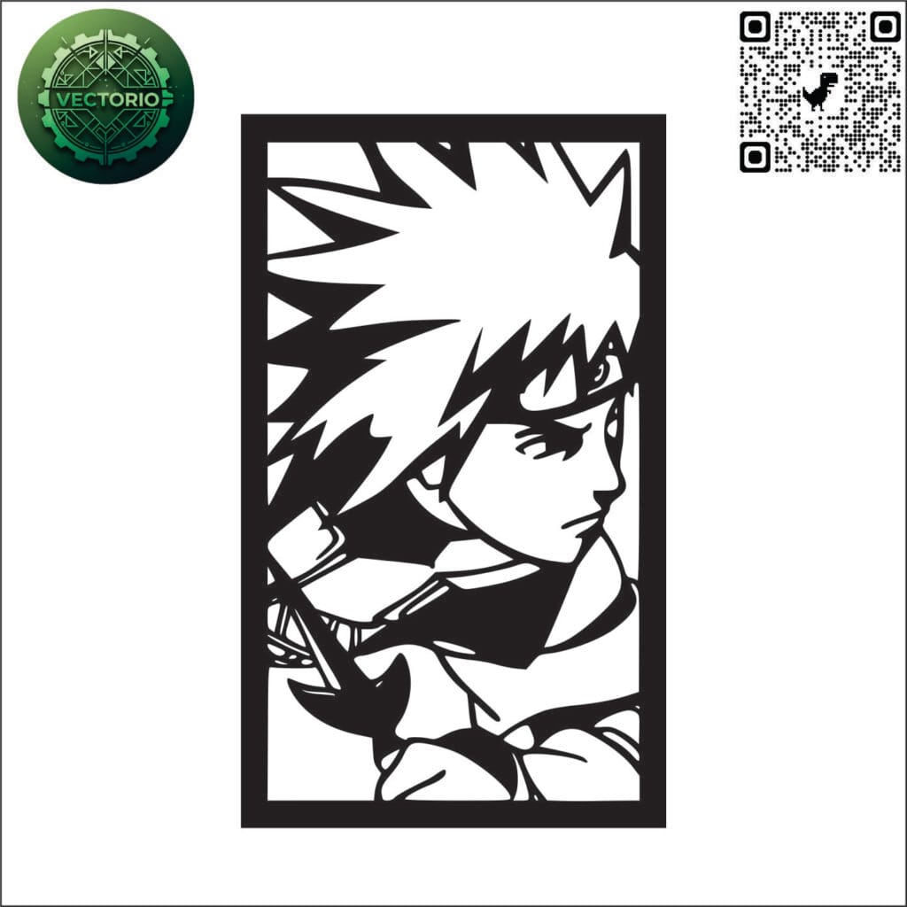 MINATO vector design for laser cutting and engraving