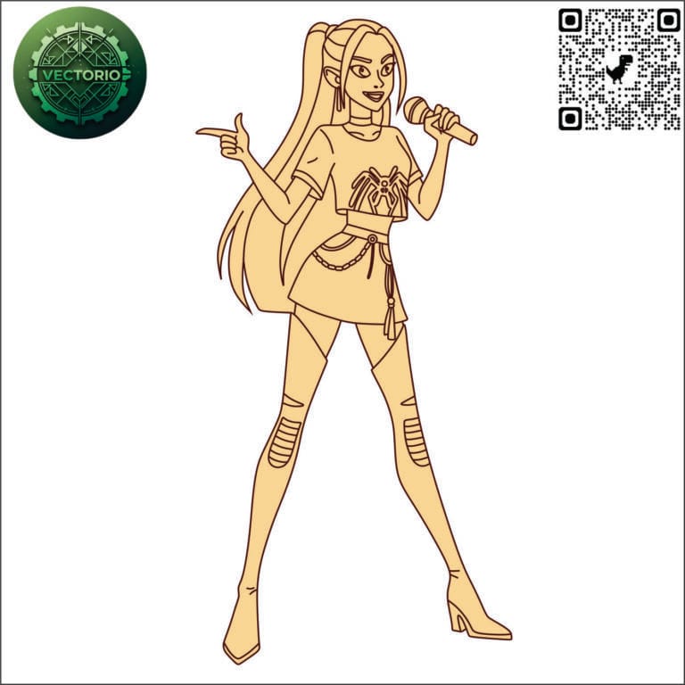 MIRA 1 vector design for laser cutting and engraving