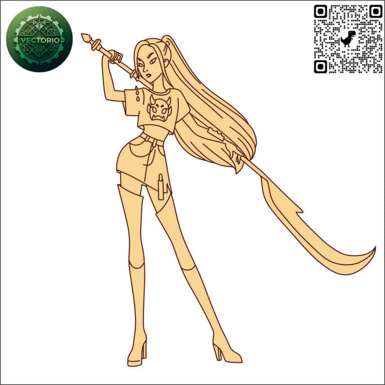 MIRA 2 vector design for laser cutting and engraving