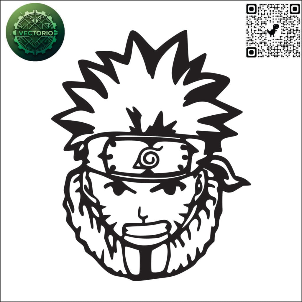 NARUTO vector design for laser cutting and engraving