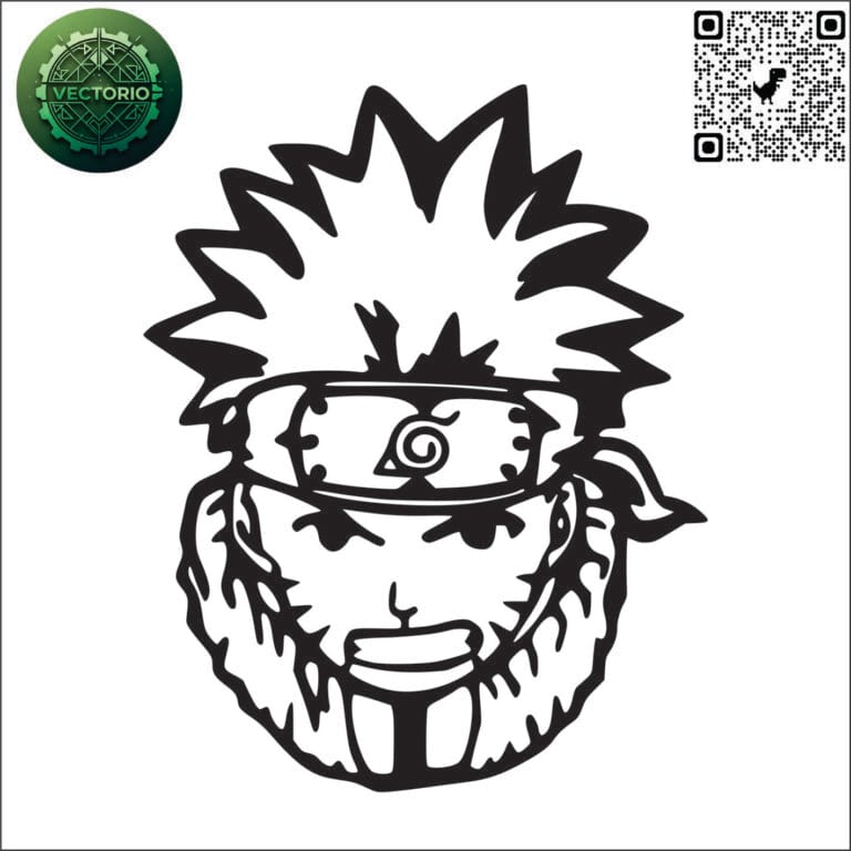 NARUTO vector design for laser cutting and engraving