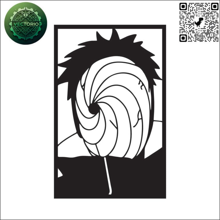 OBITO vector design for laser cutting and engraving
