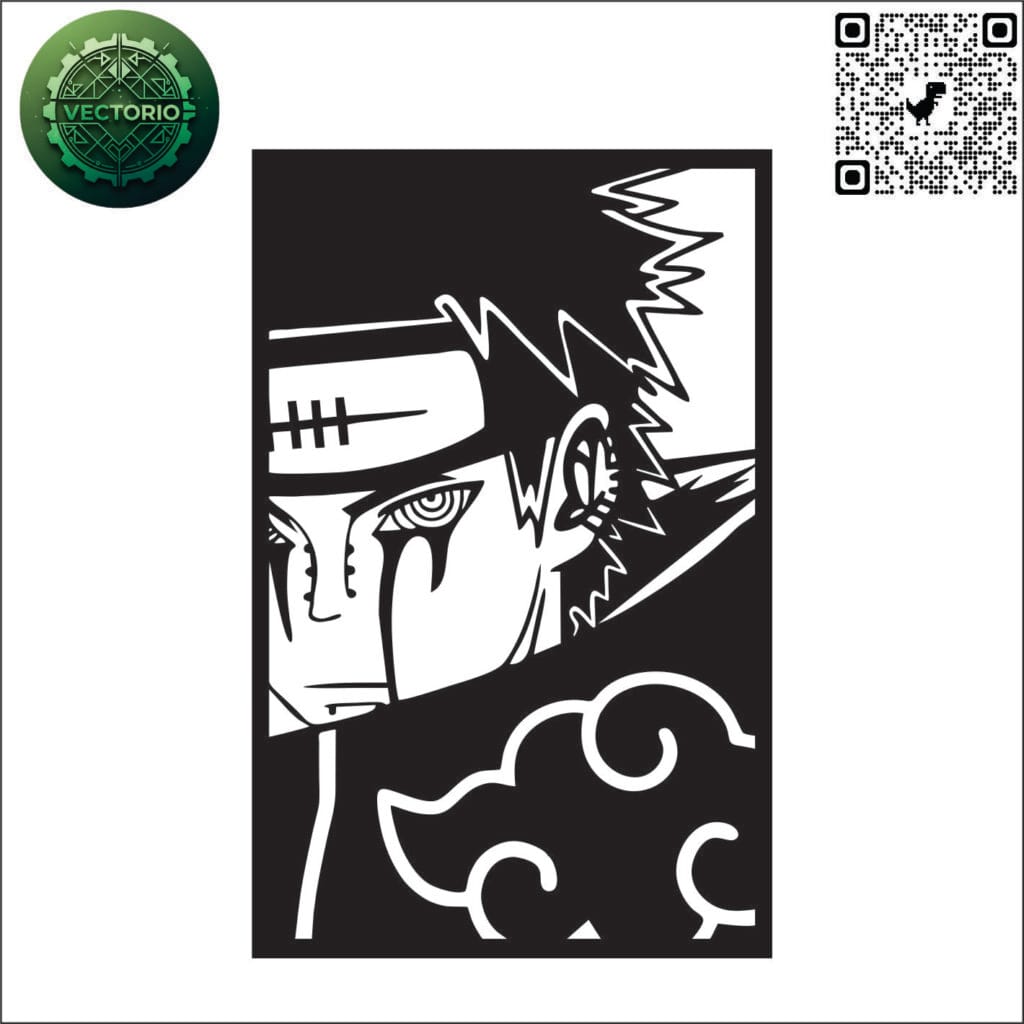 PAIN vector design for laser cutting and engraving
