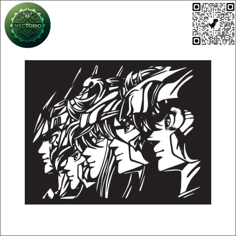 SAINT SEIYA BRONZE vector design for laser cutting and engraving