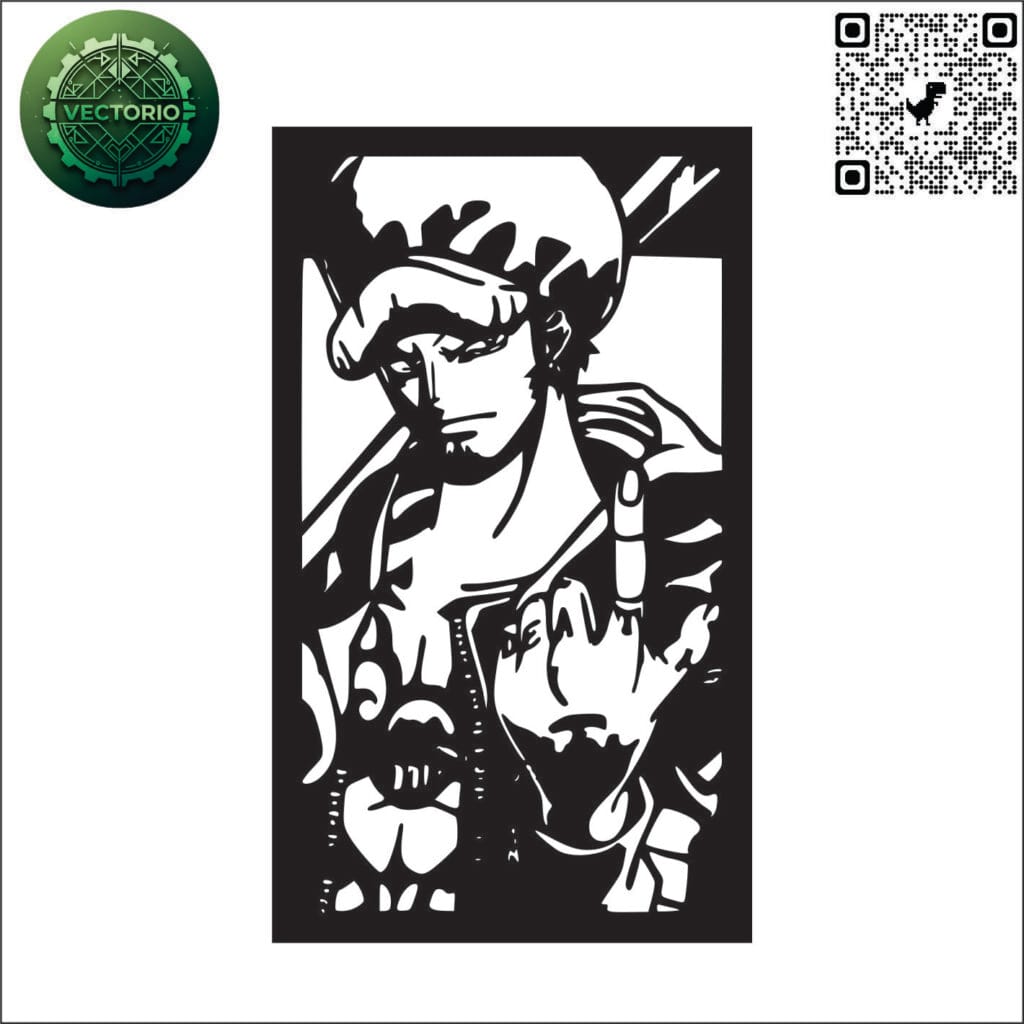 TRAFALGAR vector design for laser cutting and engraving
