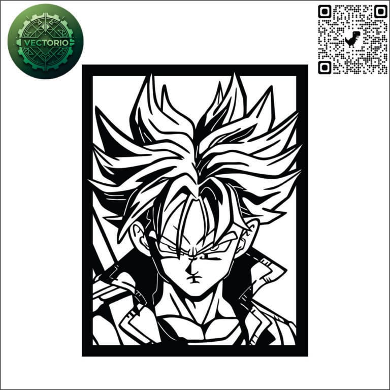 TRUNKS vector design for laser cutting and engraving