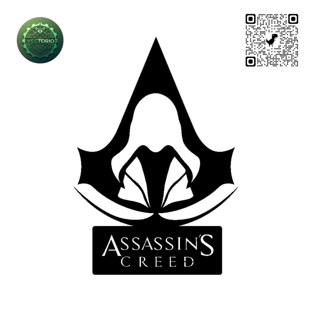 ASSASSIN CREED LOGO vector design for laser cutting and engraving