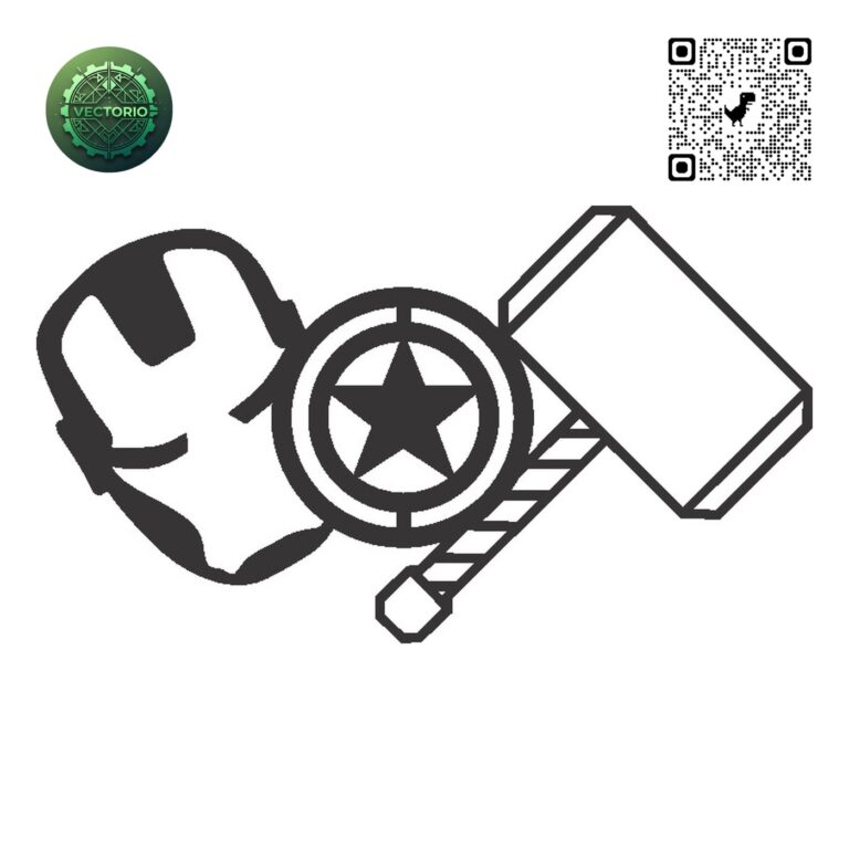 AVENGERS 3 vector design for laser cutting and engraving