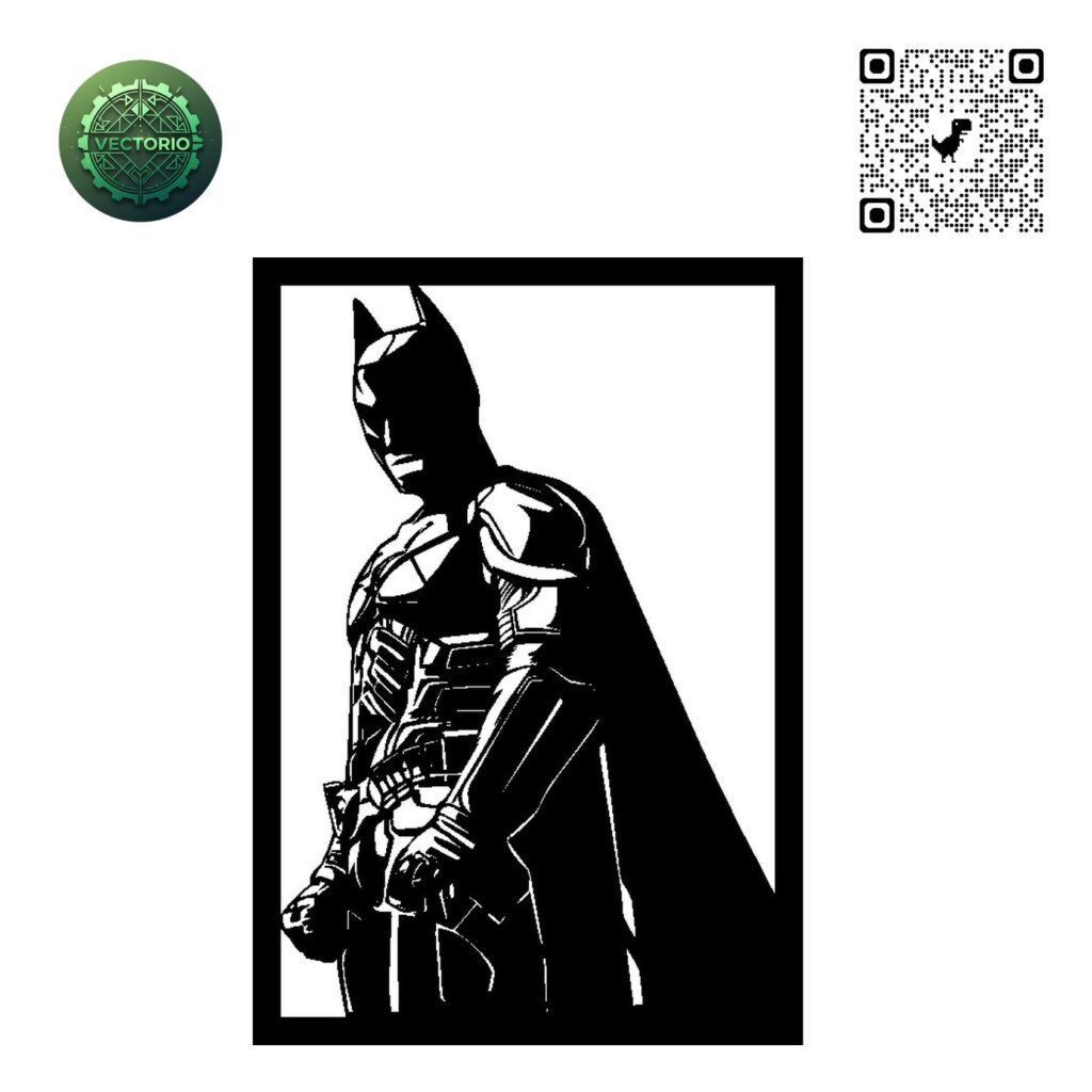BATMAN 11 vector design for laser cutting and engraving