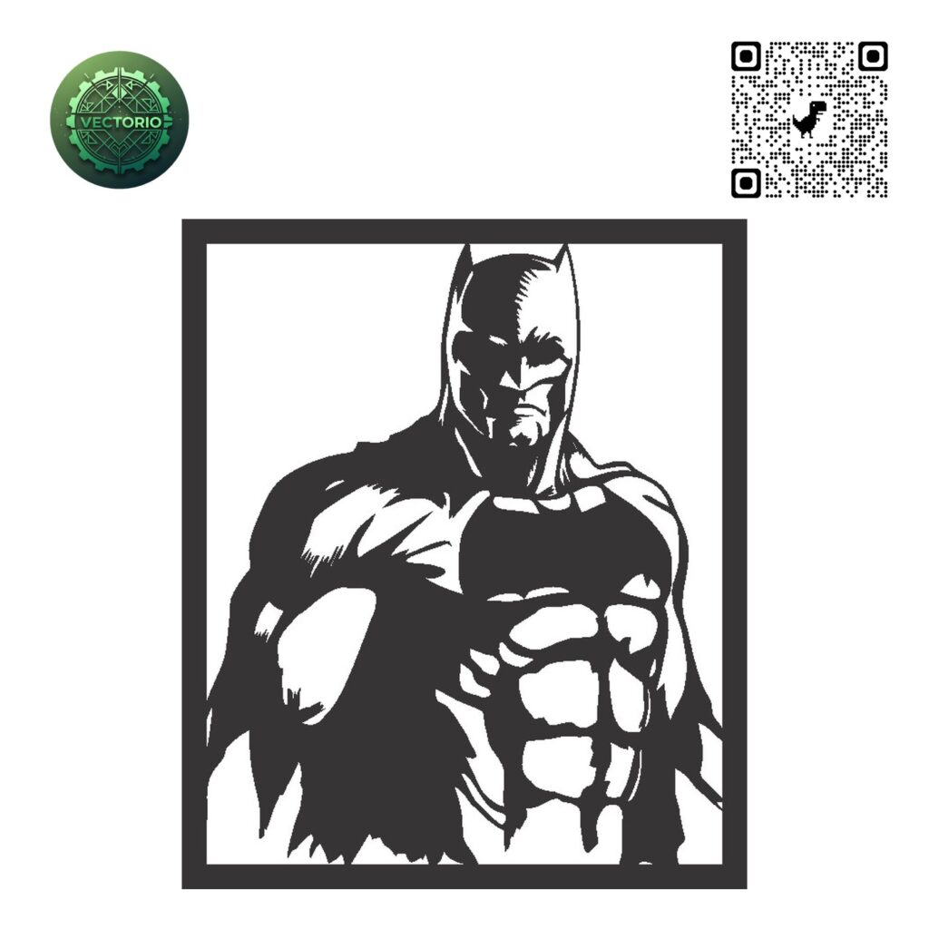 BATMAN 12 vector design for laser cutting and engraving