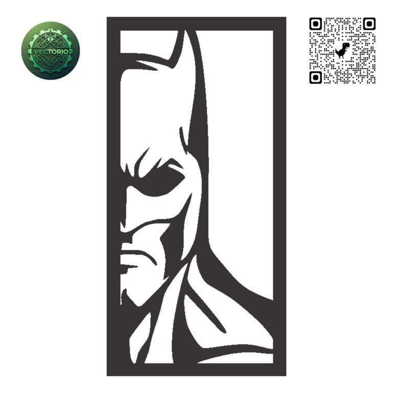 BATMAN 14 vector design for laser cutting and engraving