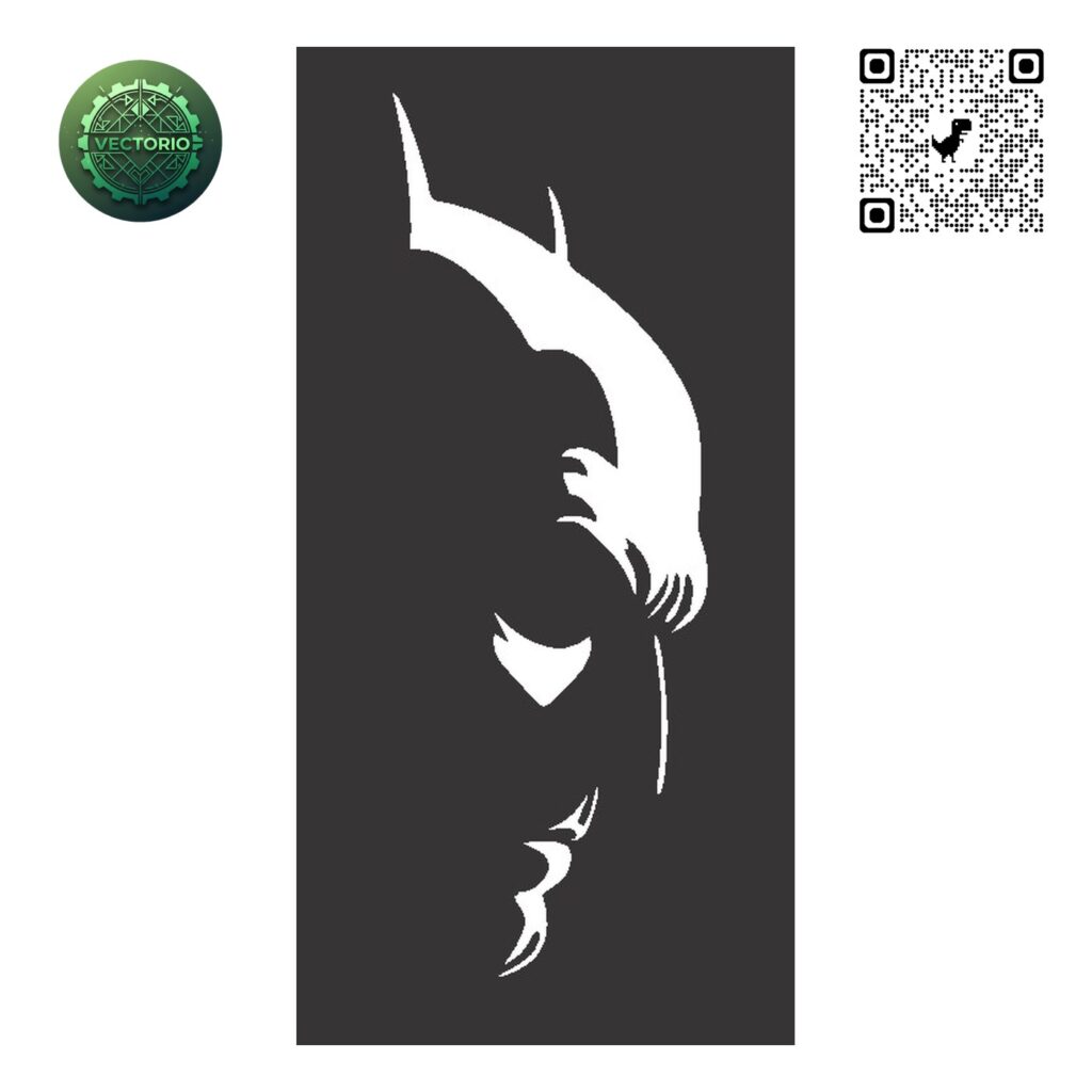 BATMAN 15 vector design for laser cutting and engraving