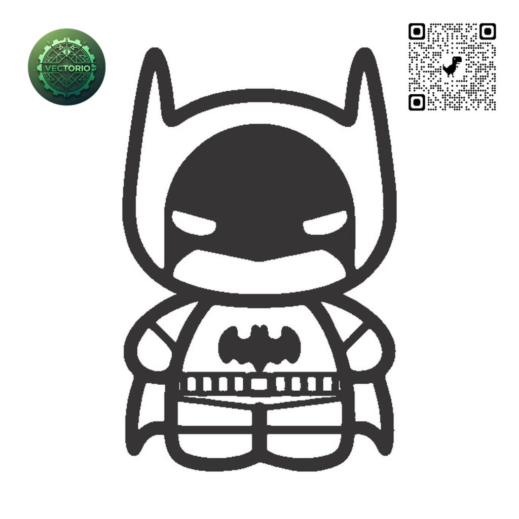 BATMAN 16 vector design for laser cutting and engraving