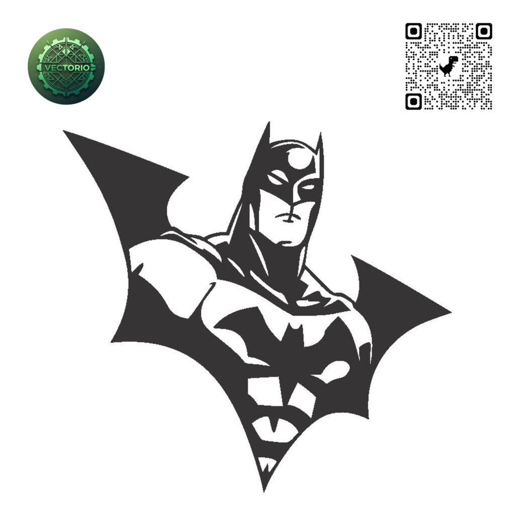 BATMAN 3 vector design for laser cutting and engraving