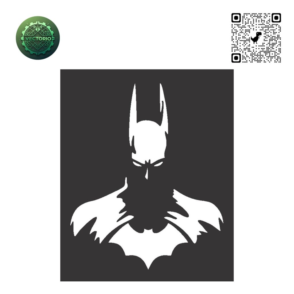 BATMAN 6 vector design for laser cutting and engraving