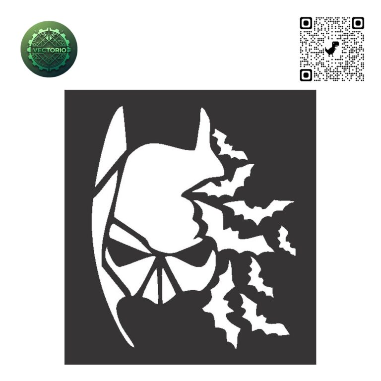 BATMAN 7 vector design for laser cutting and engraving