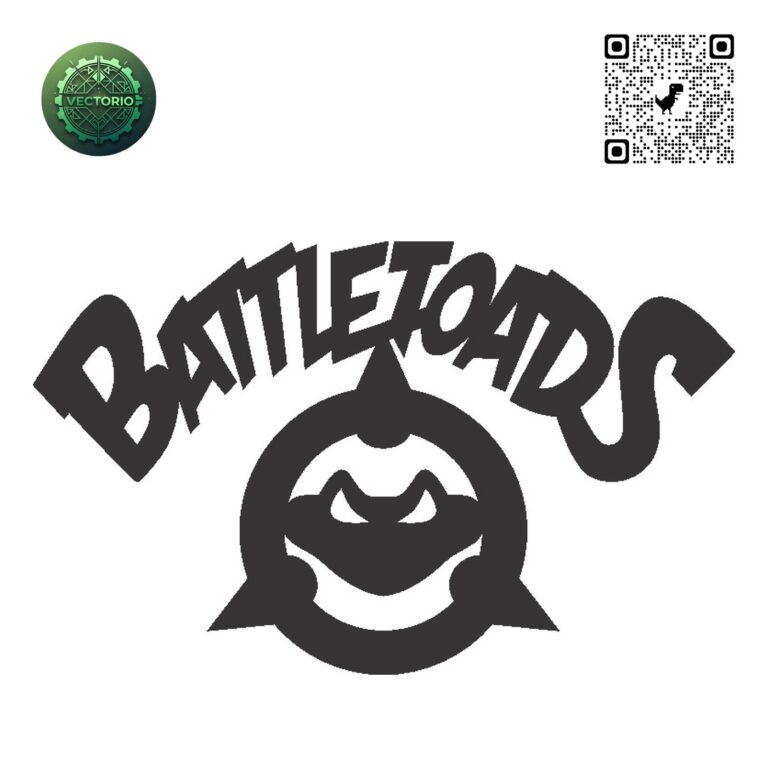 BATTLETOADS LOGO vector design for laser cutting and engraving