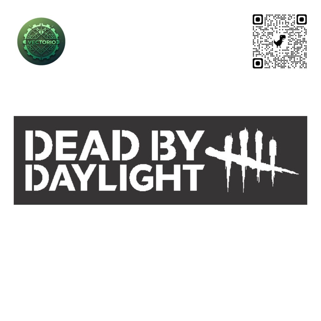 DEAD BY DAYLIGHT LOGO vector design for laser cutting and engraving