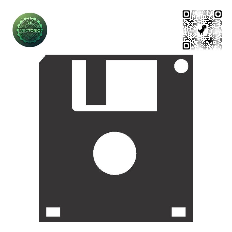 DISKETTE vector design for laser cutting and engraving