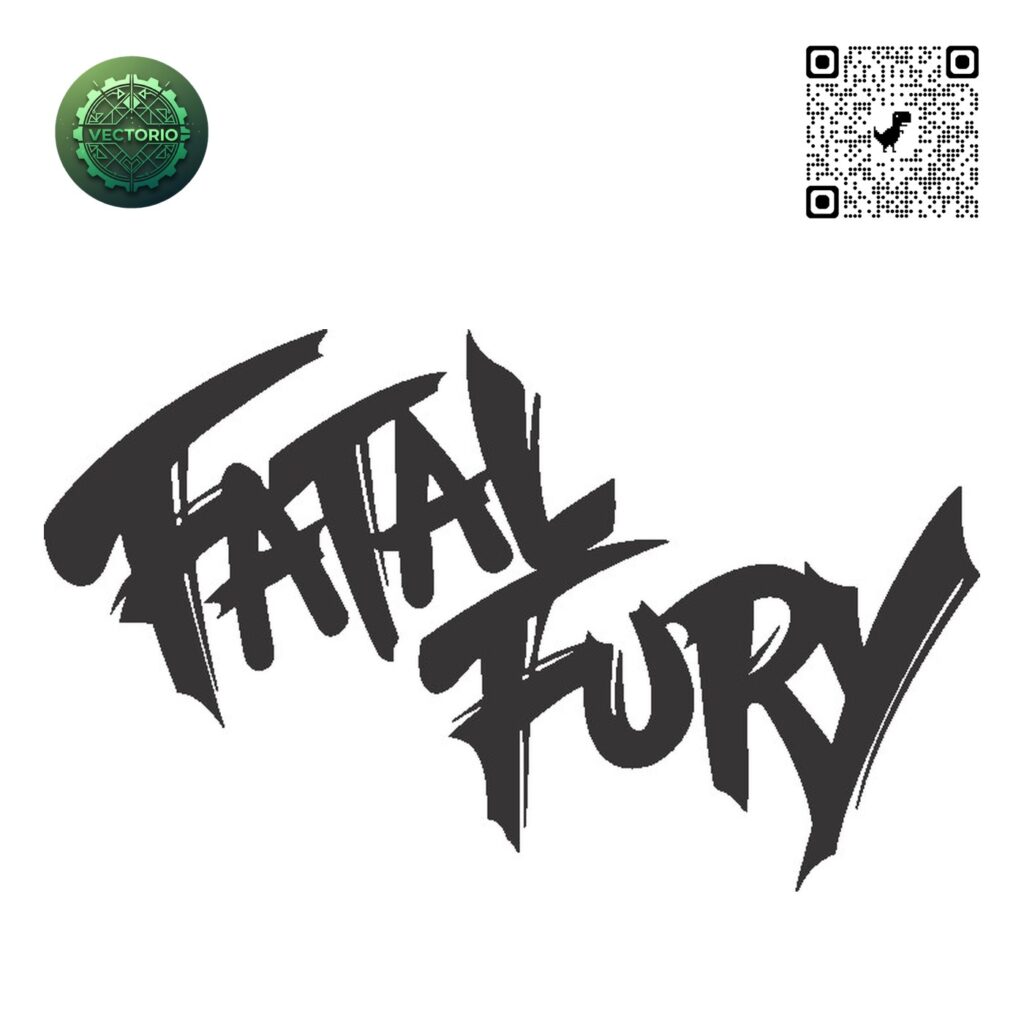 FATAL FURY LOGO vector design for laser cutting and engraving