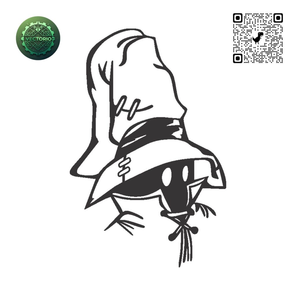 FINAL FANTASY WIZARD vector design for laser cutting and engraving