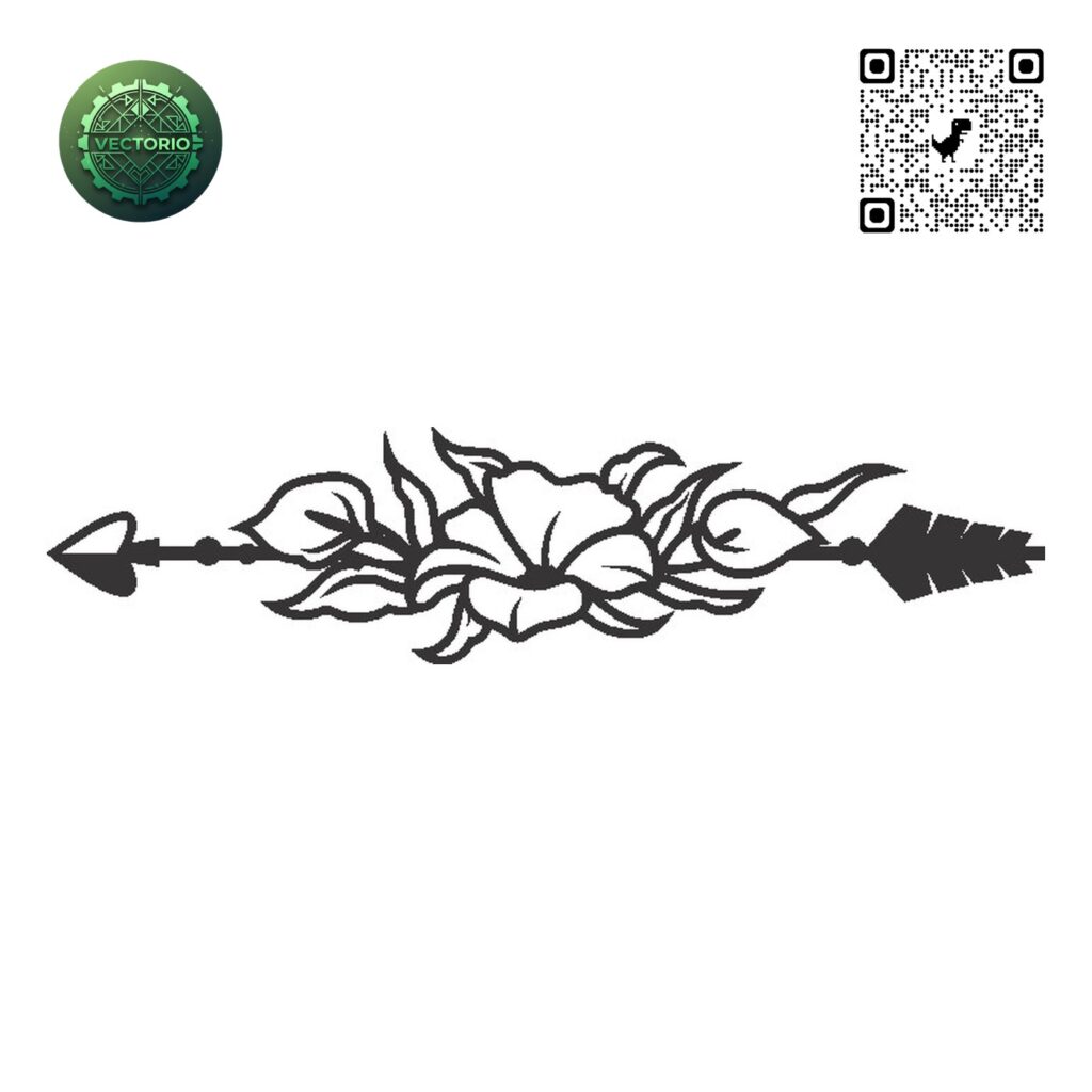 FLOWER LEAF TREE 108 vector design for laser cutting and engraving