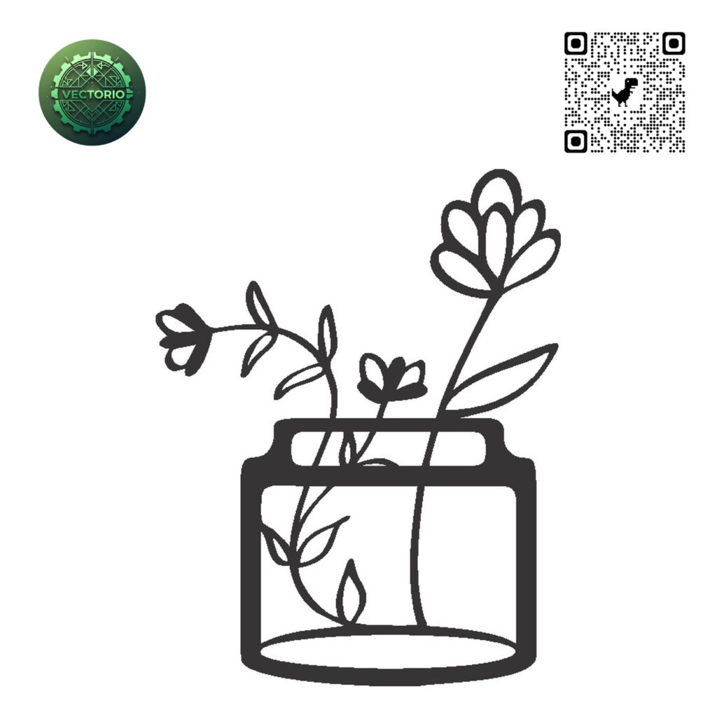 FLOWER LEAF TREE 113 vector design for laser cutting and engraving