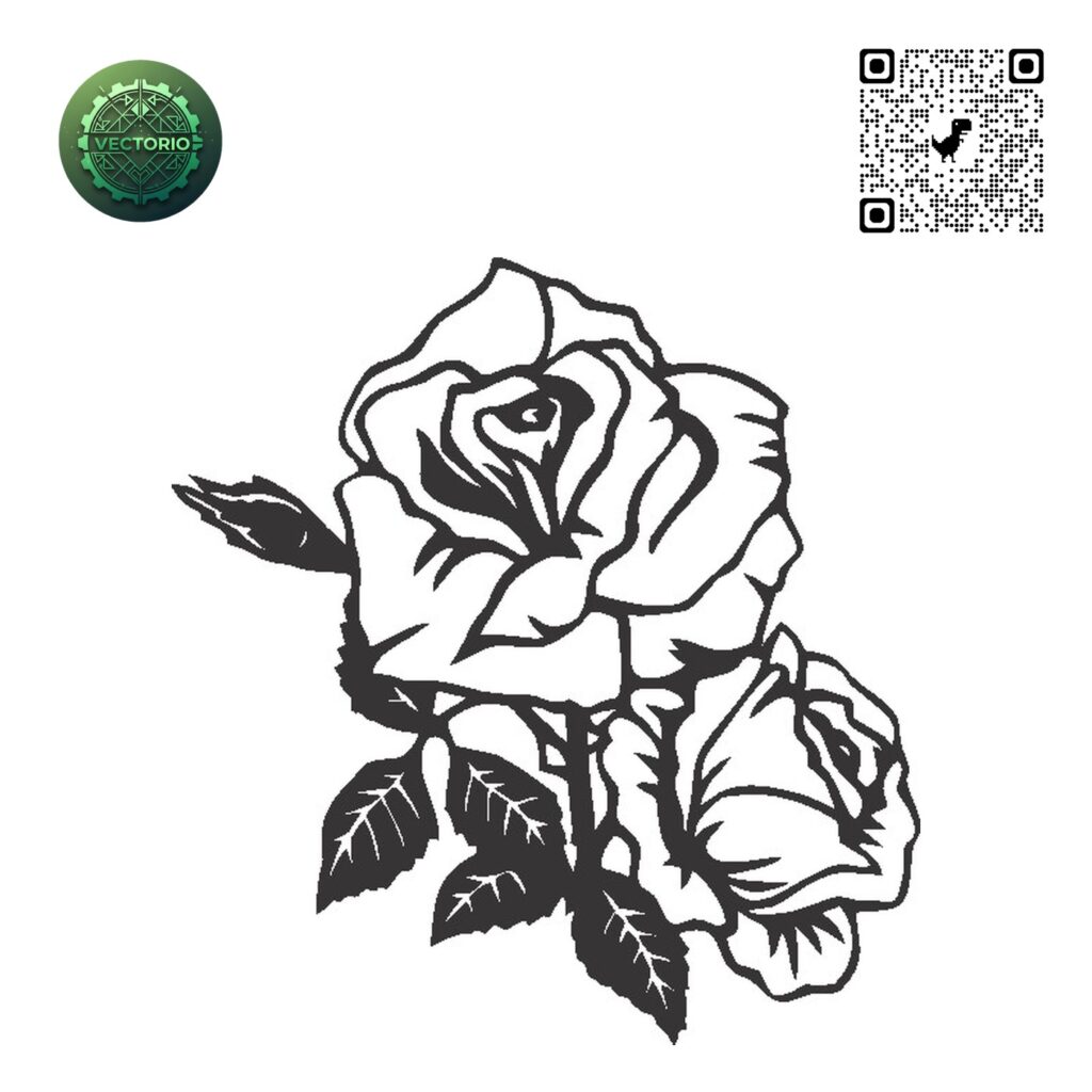 FLOWER LEAF TREE 116 vector design for laser cutting and engraving