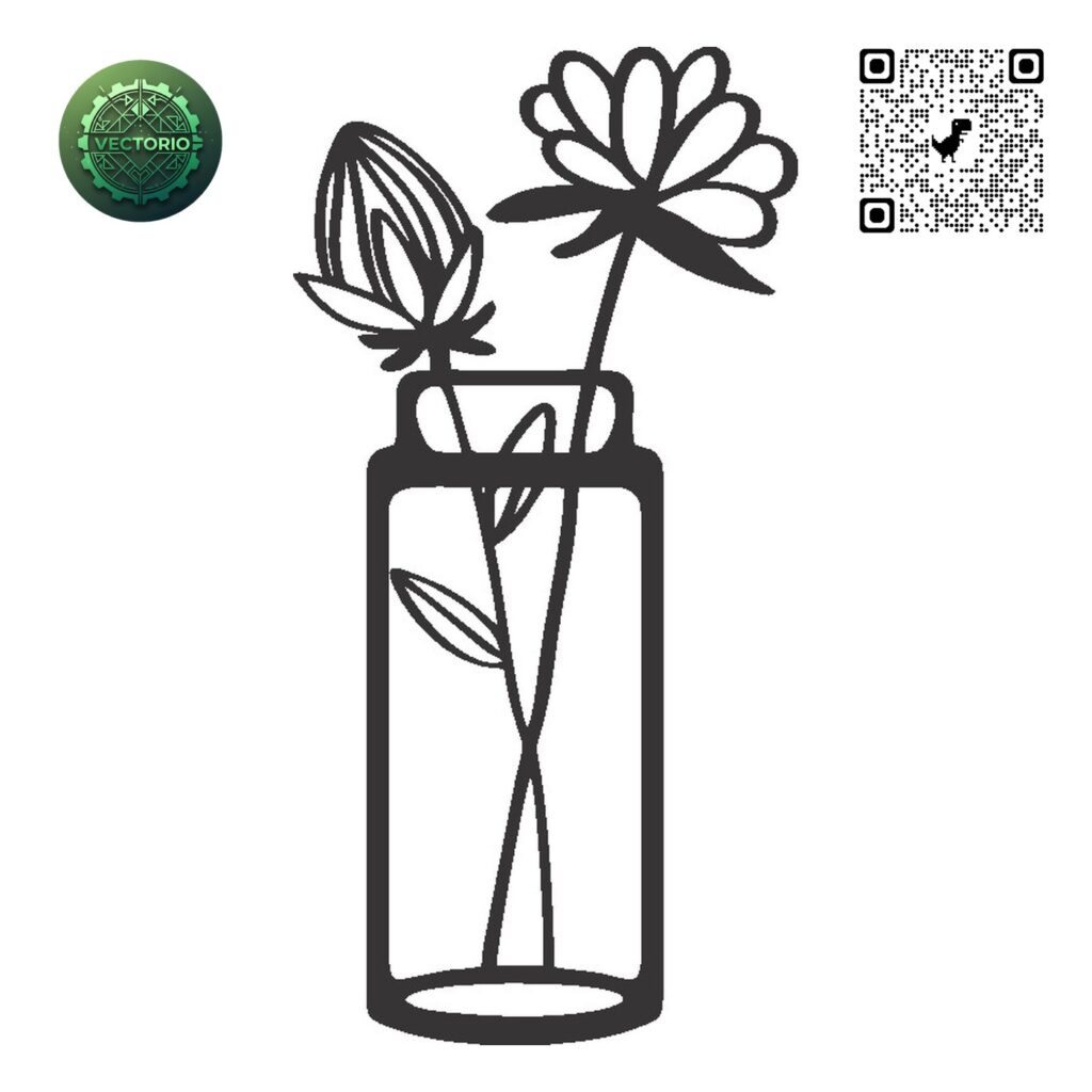 FLOWER LEAF TREE 118 vector design for laser cutting and engraving