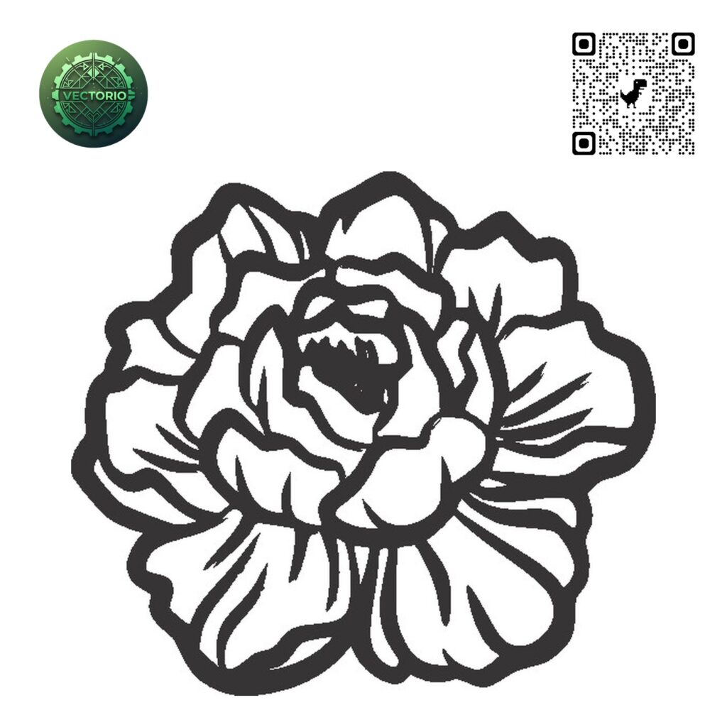 FLOWER LEAF TREE 119 vector design for laser cutting and engraving