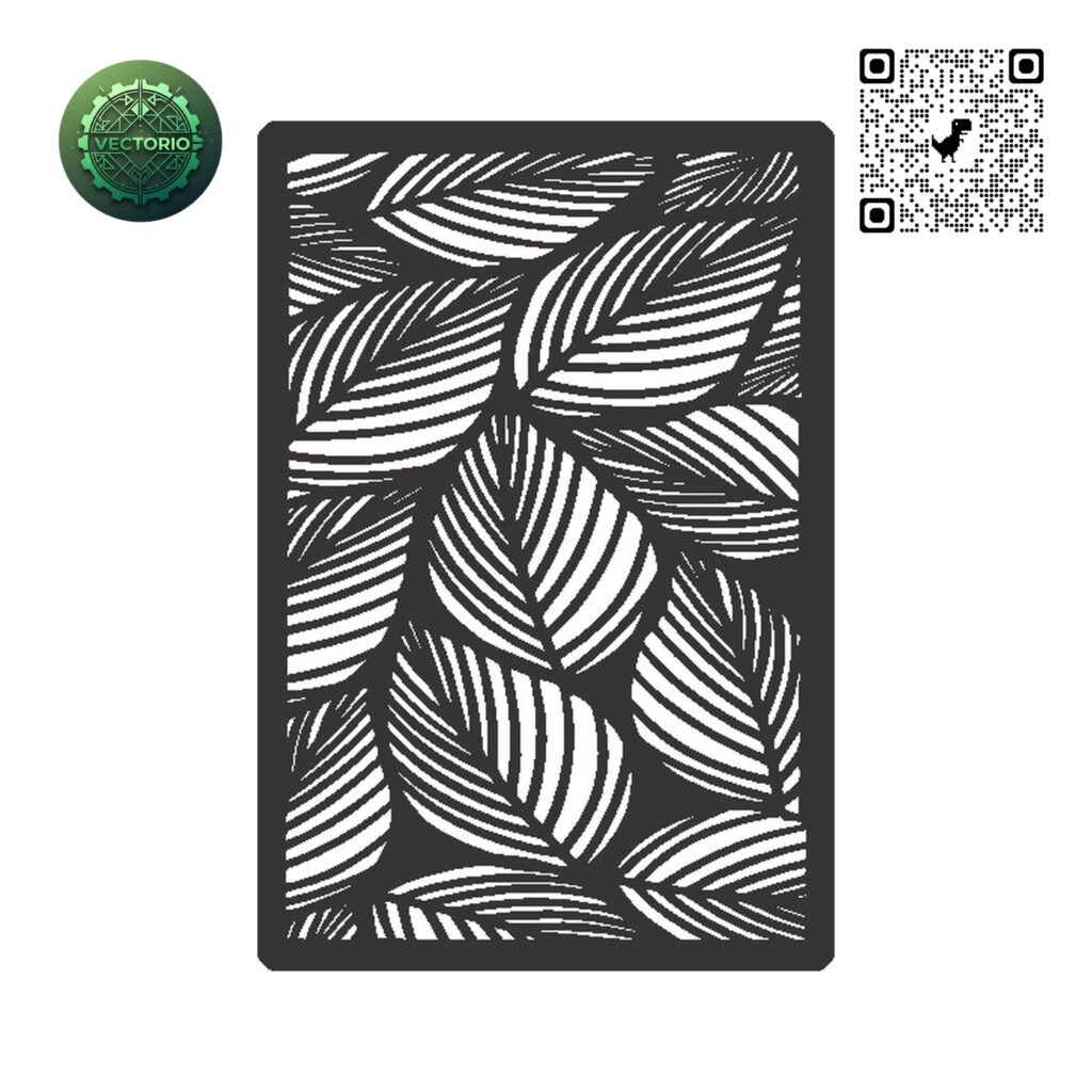FLOWER LEAF TREE 12 vector design for laser cutting and engraving