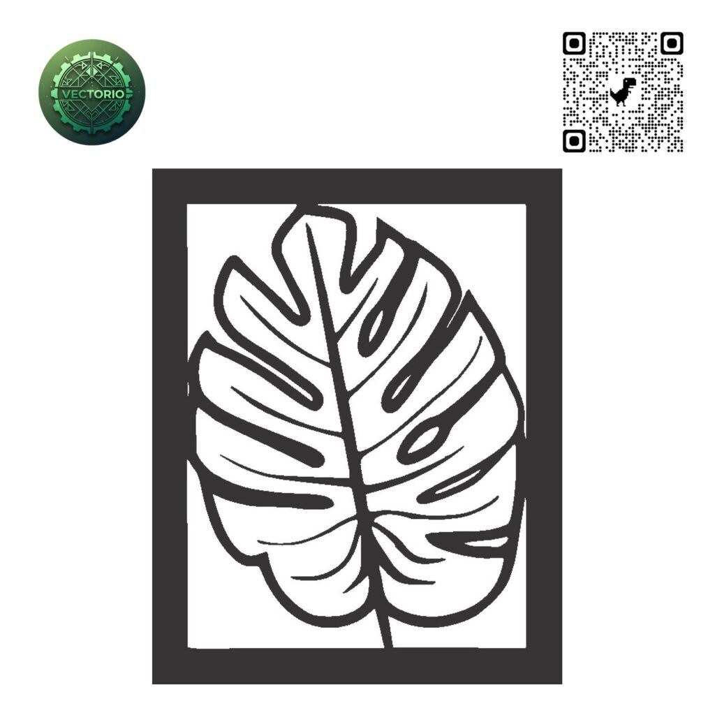 FLOWER LEAF TREE 123 vector design for laser cutting and engraving