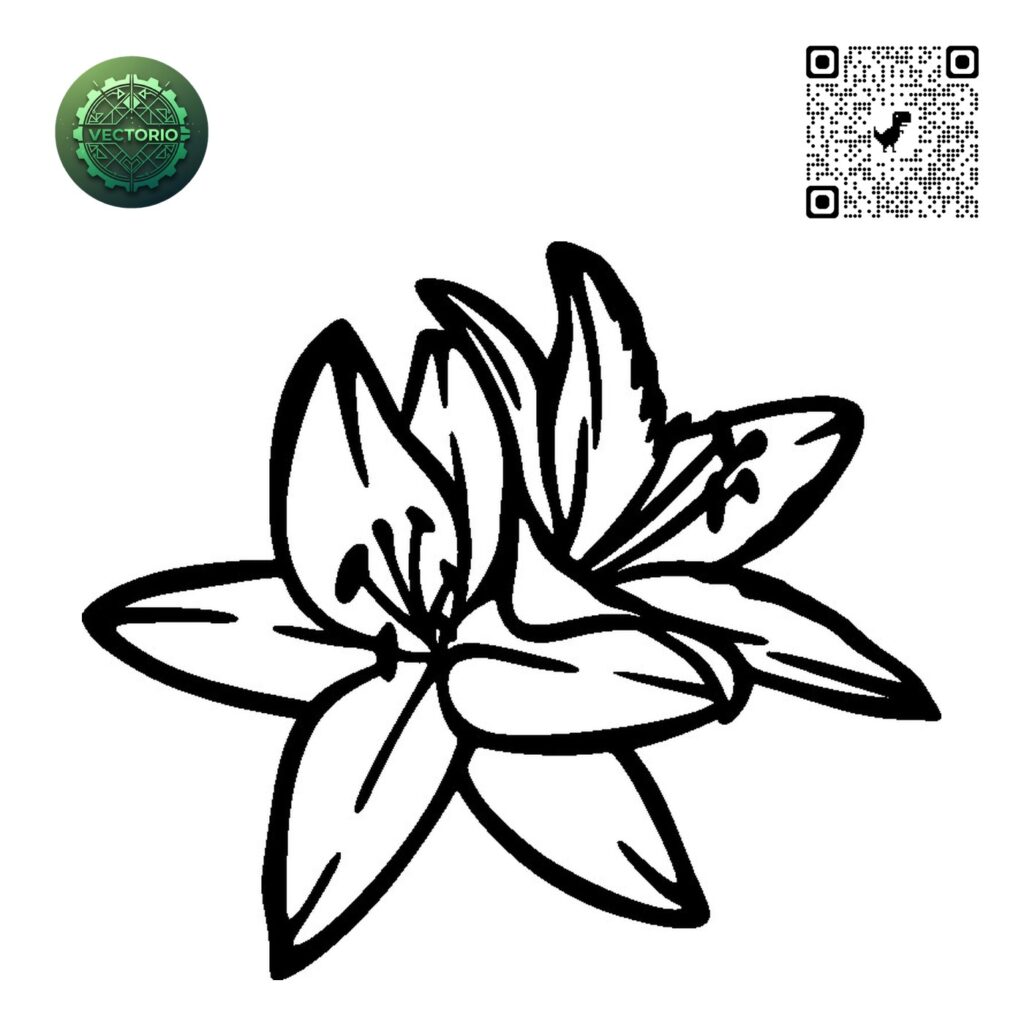 FLOWER LEAF TREE 126 vector design for laser cutting and engraving