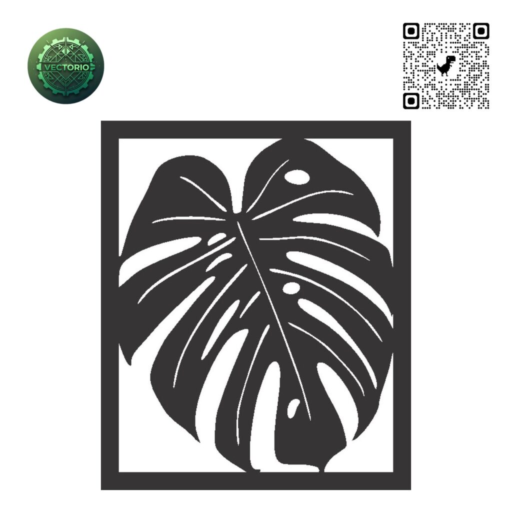 FLOWER LEAF TREE 133 vector design for laser cutting and engraving