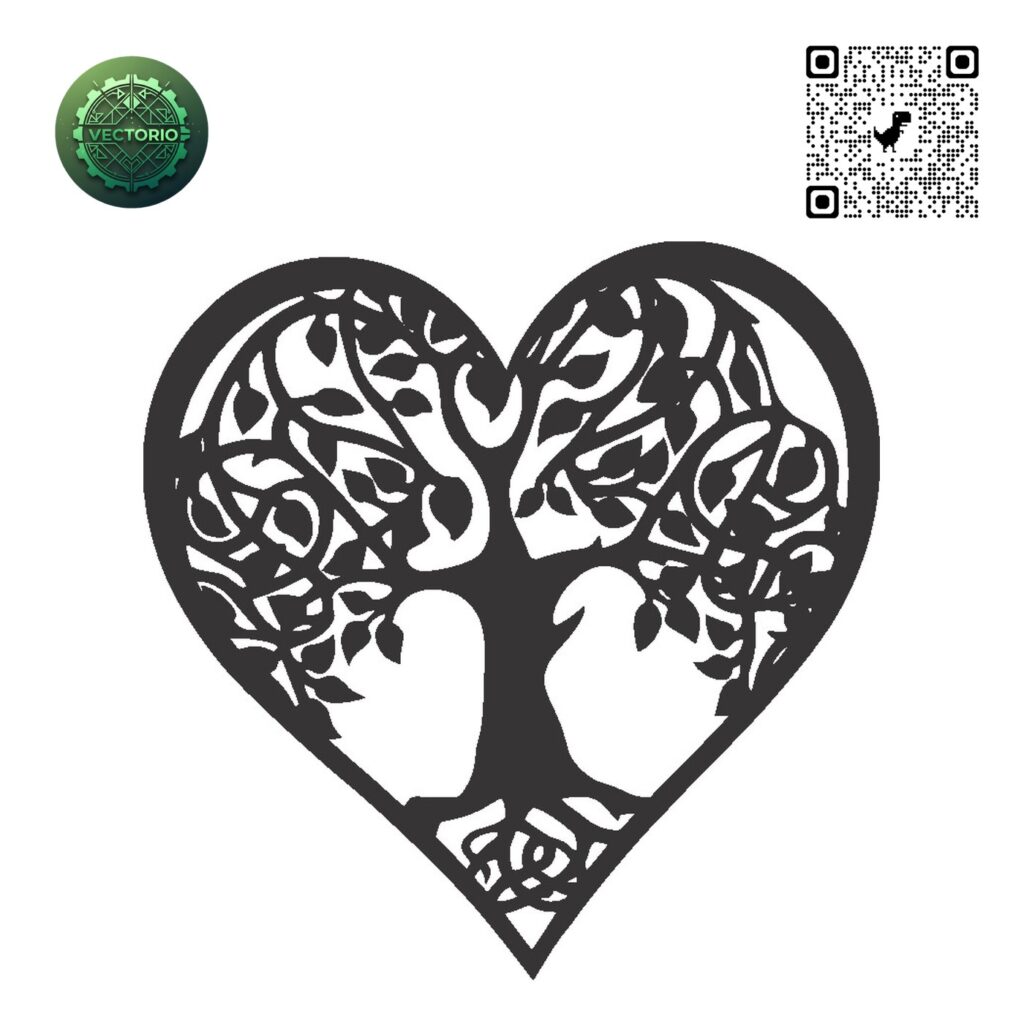 FLOWER LEAF TREE 167 vector design for laser cutting and engraving