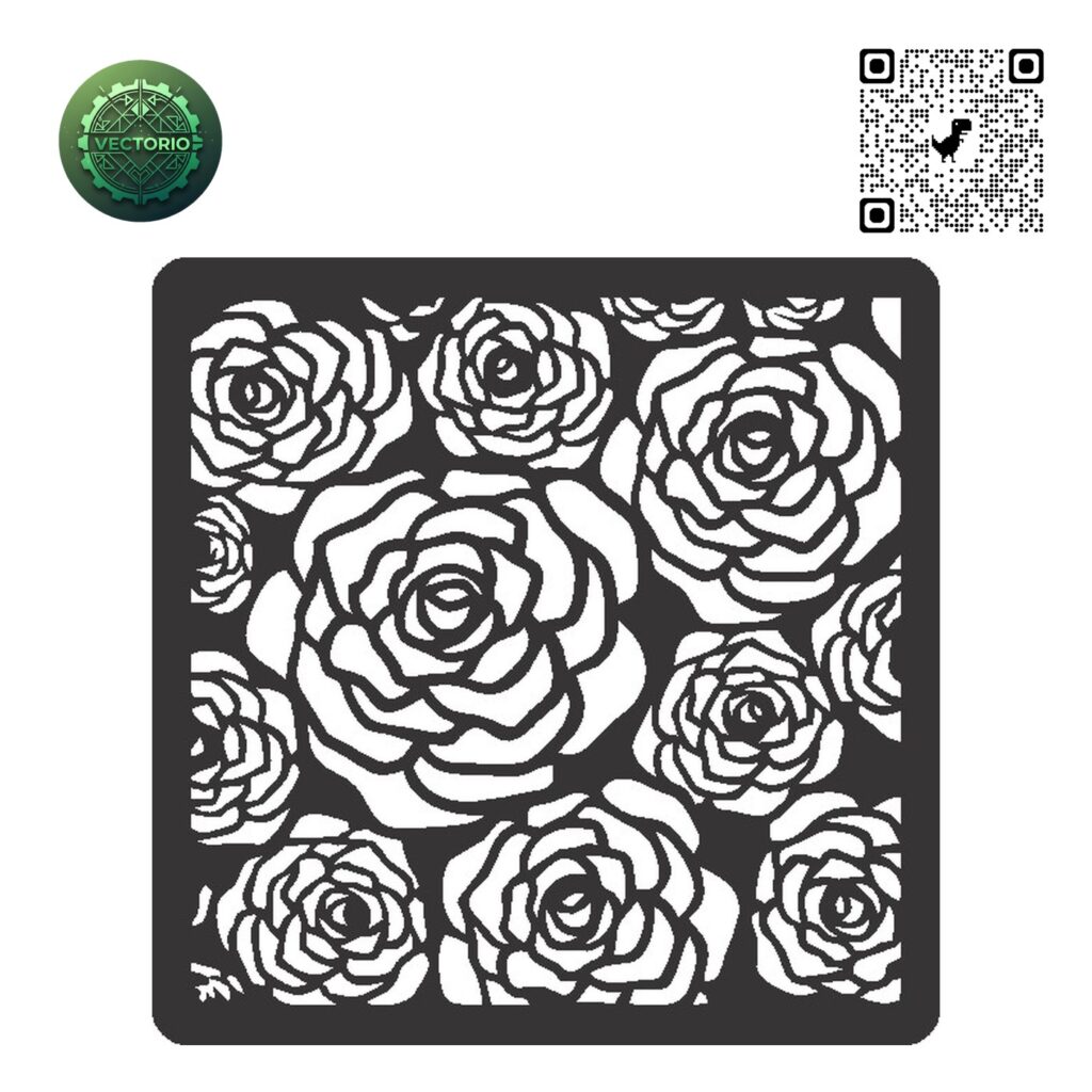 FLOWER LEAF TREE 17 vector design for laser cutting and engraving