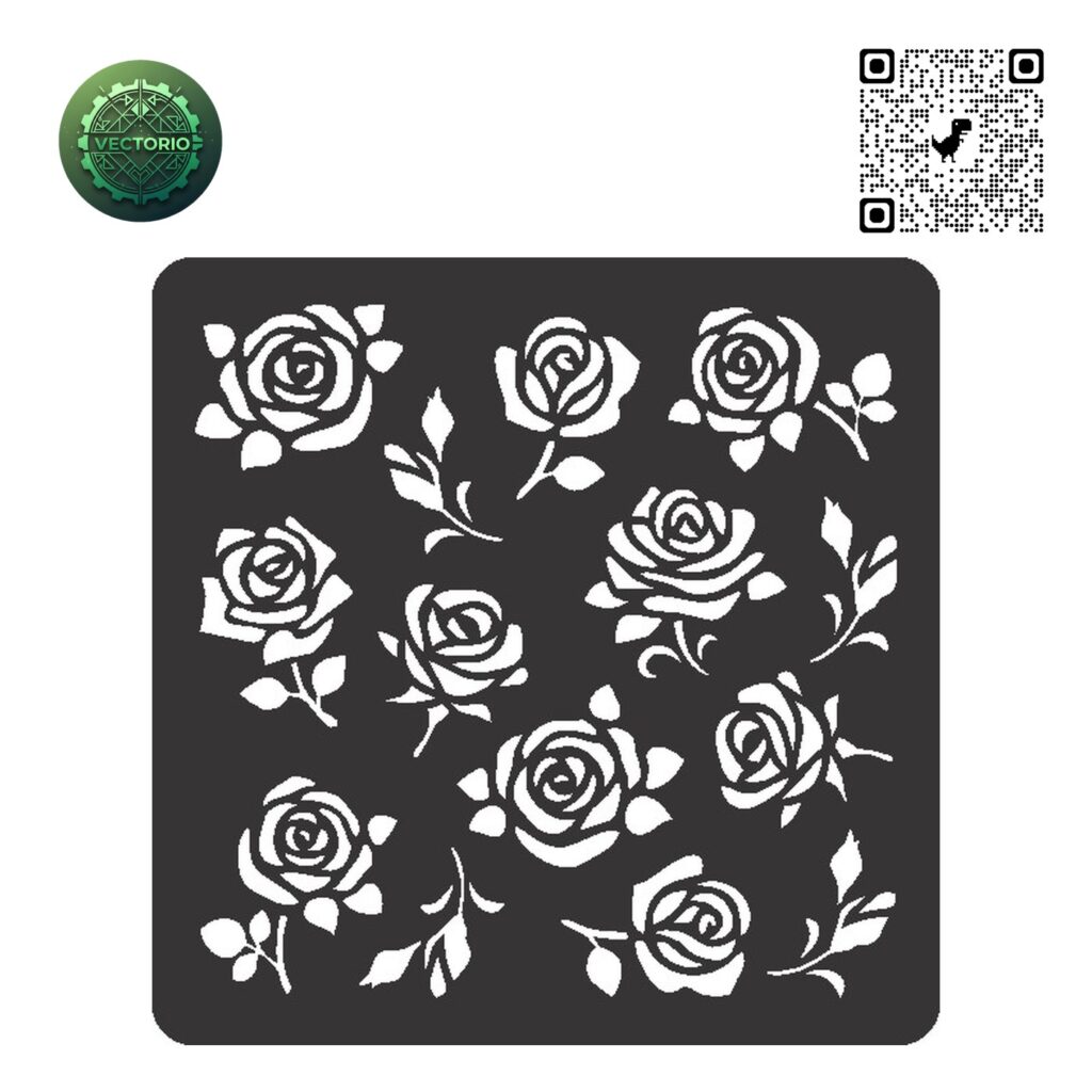 FLOWER LEAF TREE 19 vector design for laser cutting and engraving