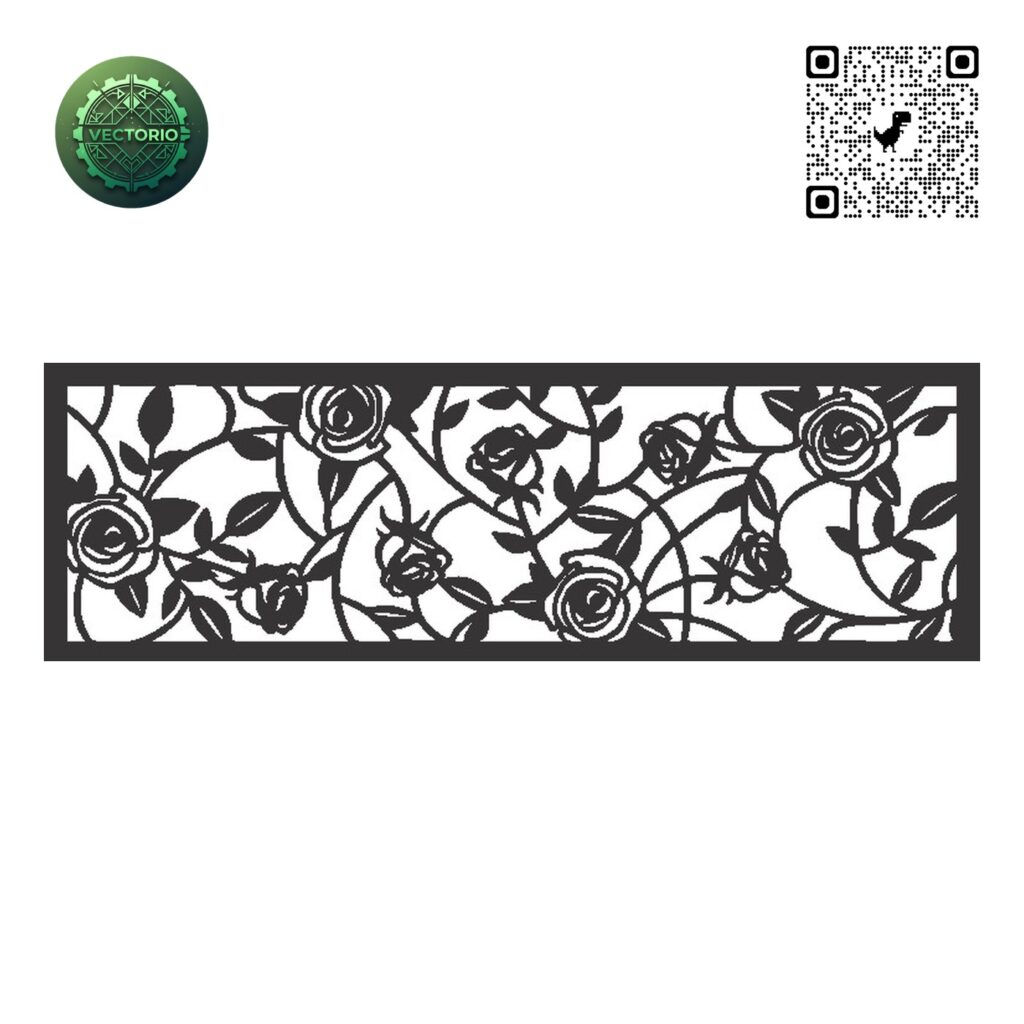 FLOWER LEAF TREE 193 vector design for laser cutting and engraving