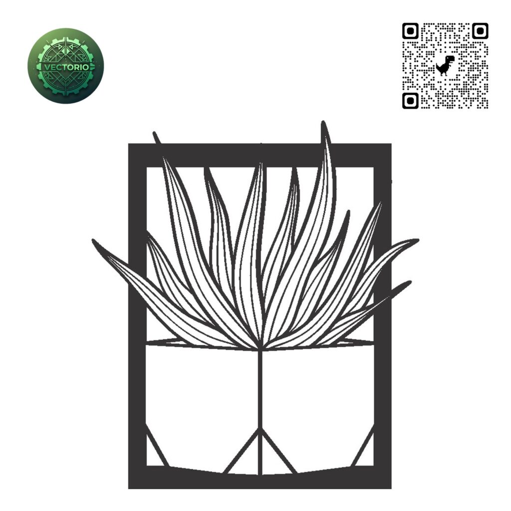 FLOWER LEAF TREE 197 vector design for laser cutting and engraving
