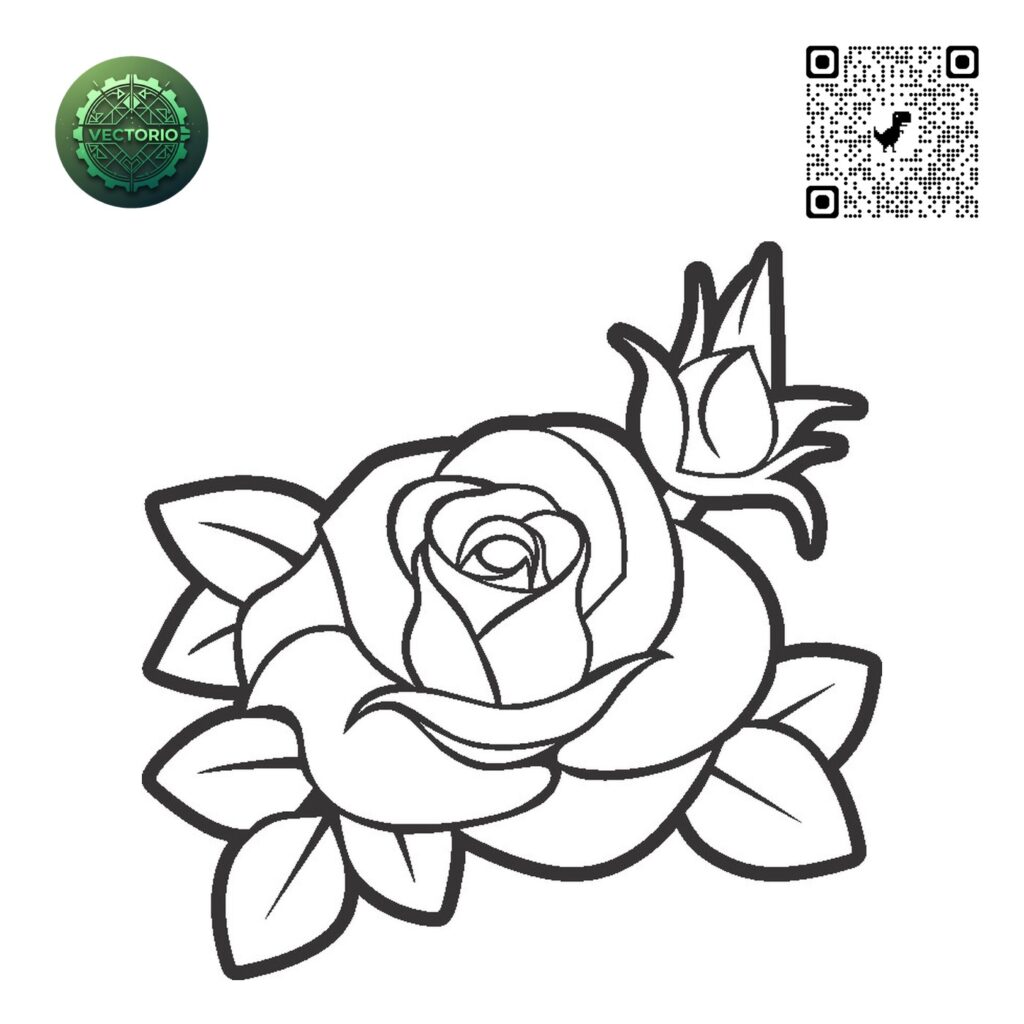 FLOWER LEAF TREE 2 vector design for laser cutting and engraving