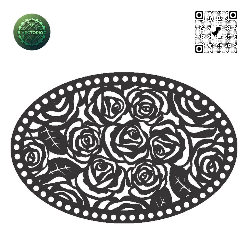 FLOWER LEAF TREE 209 vector design for laser cutting and engraving