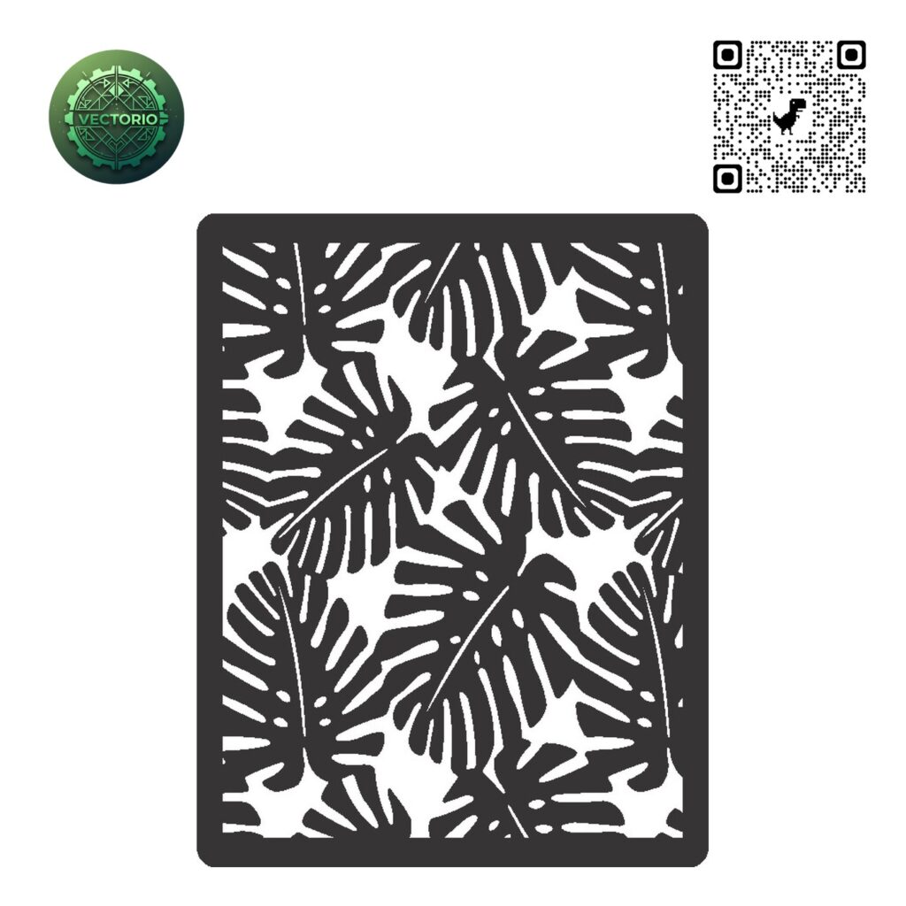FLOWER LEAF TREE 34 vector design for laser cutting and engraving