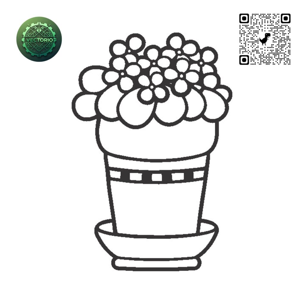 FLOWER LEAF TREE 4 vector design for laser cutting and engraving