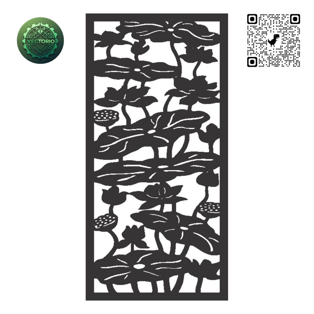 FLOWER LEAF TREE 42 vector design for laser cutting and engraving