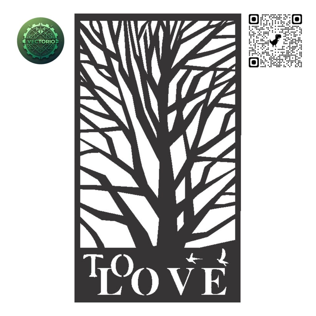 FLOWER LEAF TREE 44 vector design for laser cutting and engraving